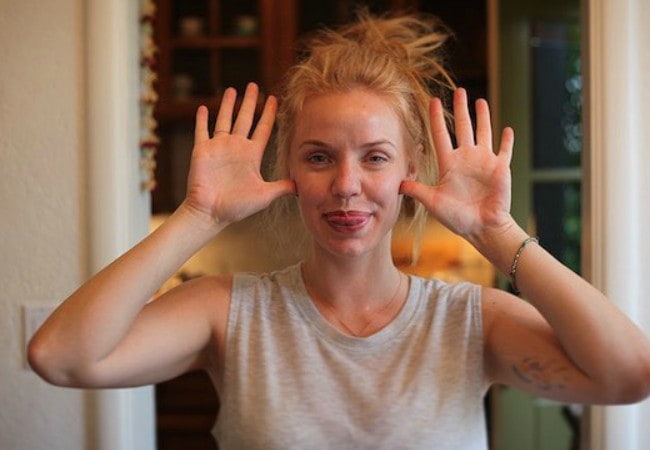 Kelli Garner as seen in July 2017