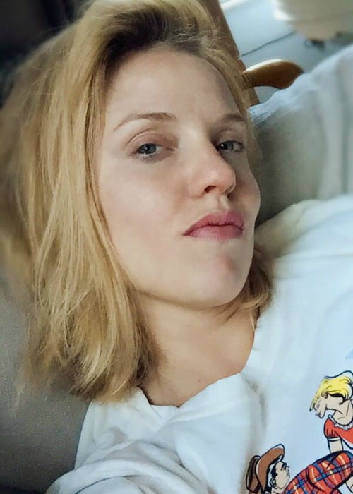 Kelli Garner in an Instagram selfie as seen in May 2017