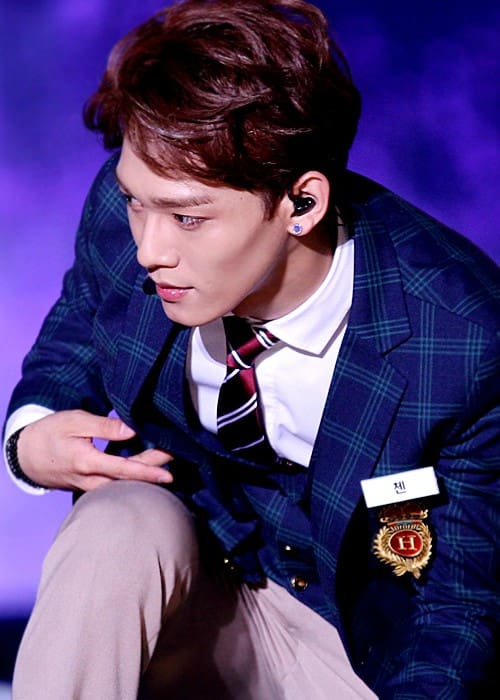 Kim Jong-dae at Melon Music Awards in November 2013