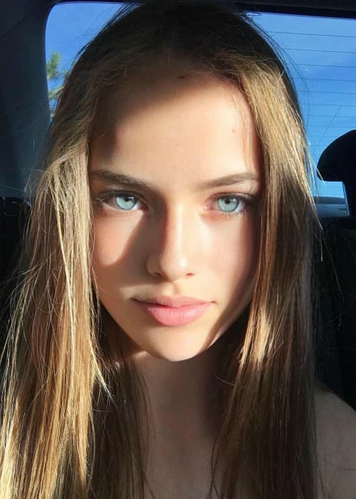 Kristina Pimenova in a selfie in May 2018