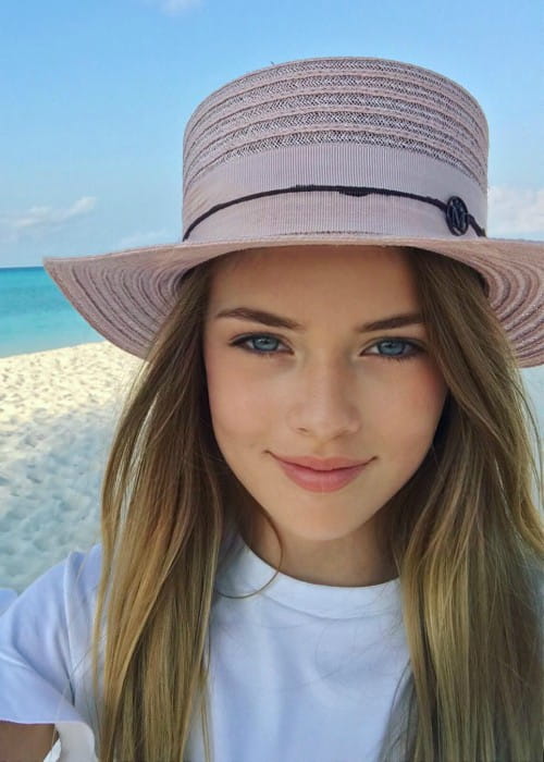 Kristina Pimenova in an Instagram selfie as seen in March 2018