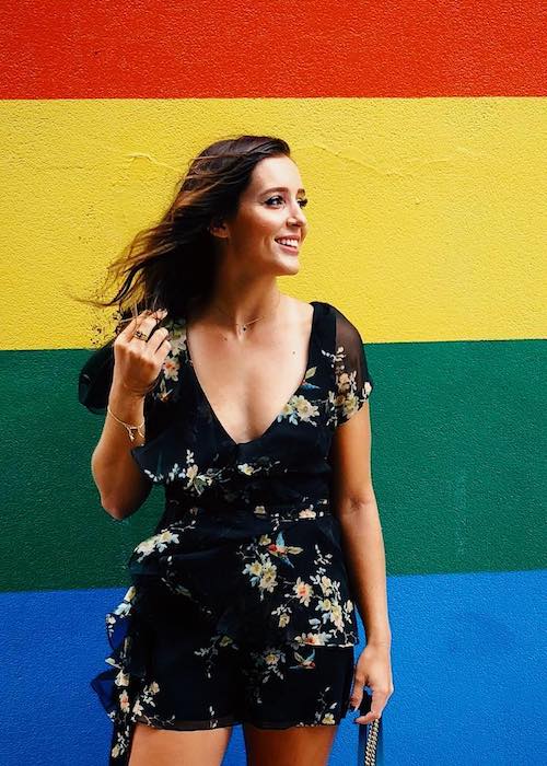 Laura Robson looking chic on her 24th birthday in 2018