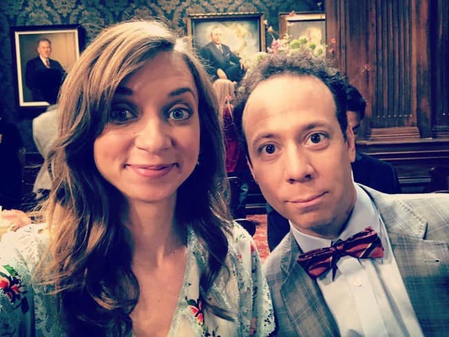 Lauren Lapkus and Kevin Sussman as seen in May 2018