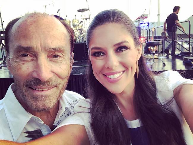 Lee Greenwood and Abby Huntsman at Intrepid Sea, Air & Space Museum in May 2018