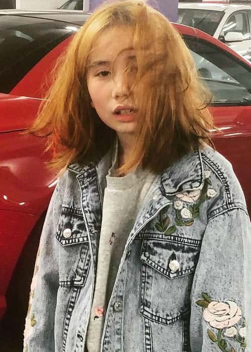 Lil Tay in an Instagram post as seen in April 2018