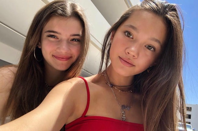 Lily Chee (Right) and Alexis Jayde Burnett as seen in June 2018