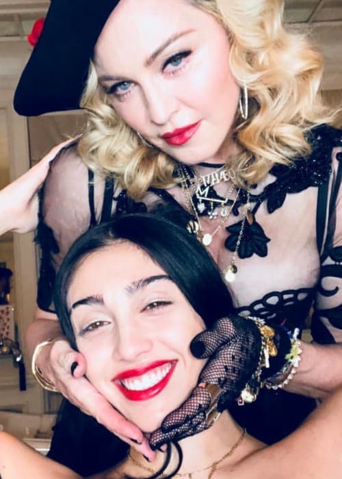 Lourdes Leon (Bottom) and Madonna as seen in January 2018