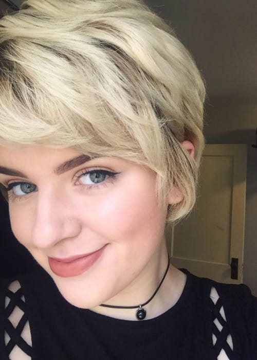 Maddie Poppe in a selfie in May 2017