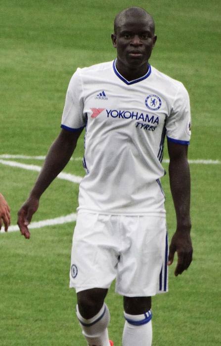 N'Golo Kante during a match between Watford and Chelsea in August 2016
