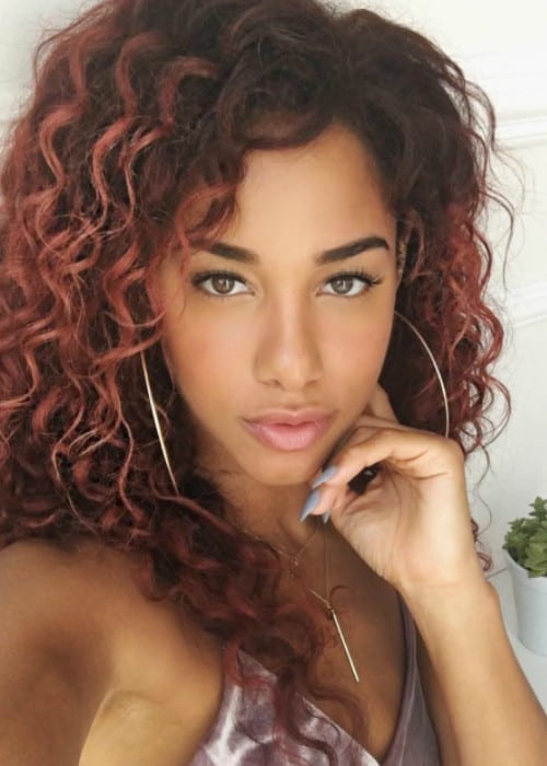 Natalie La Rose in an Instagram selfie as seen in September 2017