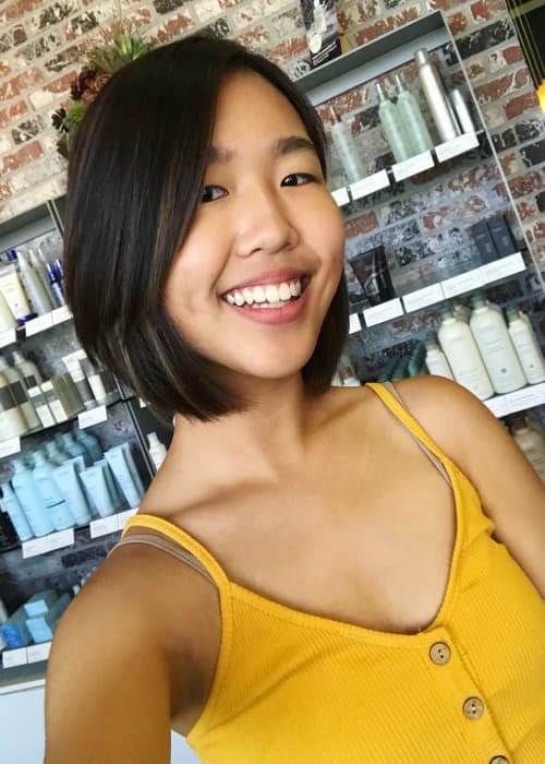 Nina Lu in a selfie as seen in June 2017