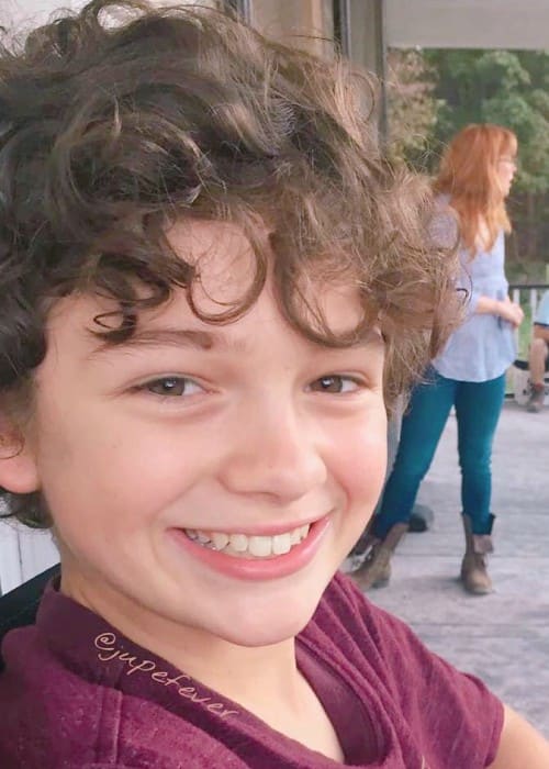 Noah Jupe in a selfie as seen in June 2018