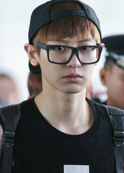 Park Chanyeol at the Malaysia's Airport in September 2013