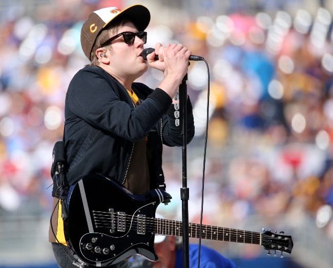 Patrick Stump clicked while performing to open the 2016 T-Mobile #HRDerby in July 2016