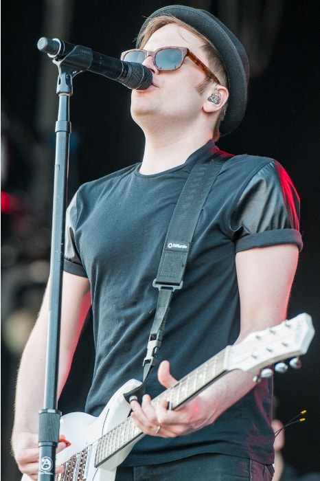 Patrick Stump performing at the RiP,Rock im Park 2014