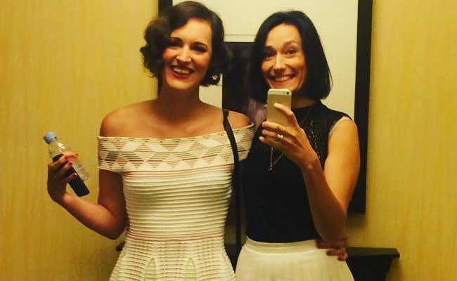 Phoebe Waller-Bridge (Left) and Sian Clifford in a selfie in August 2016