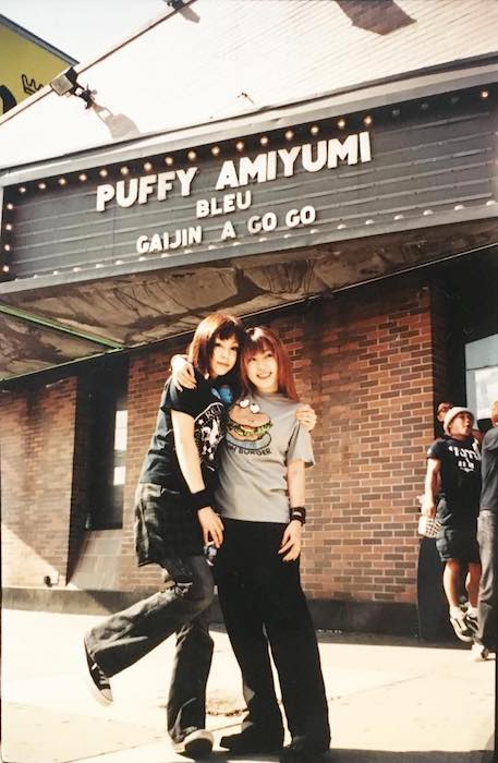 Puffy Ami Yumi band members, Ami and Yumi in an old picture