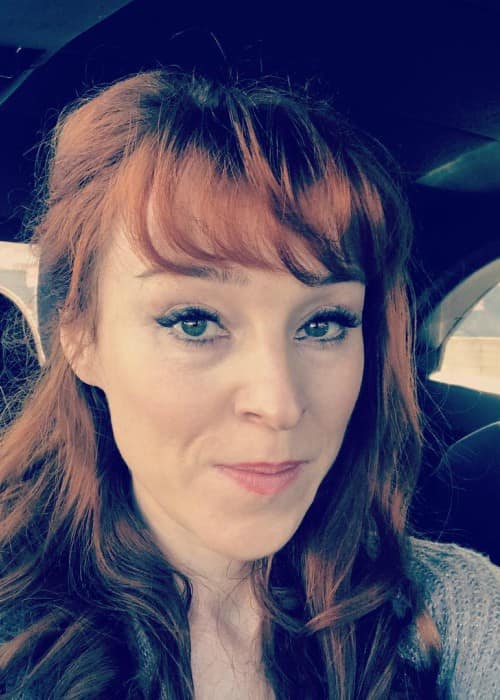 Ruth Connell in a selfie in April 2018