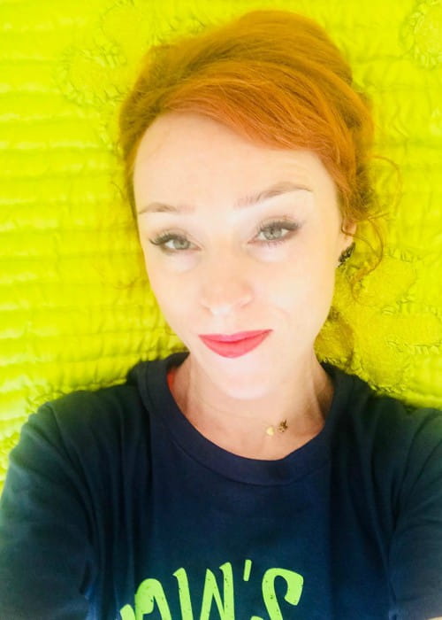 Ruth Connell in an Instagram selfie in May 2018