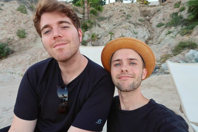 Ryland Adams (Right) and Shane Dawson as seen in March 2018