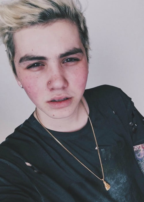 Sam Pottorff in a selfie in February 2016