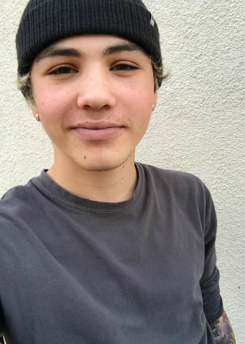 Sam Pottorff in an Instagram selfie as seen in November 2016