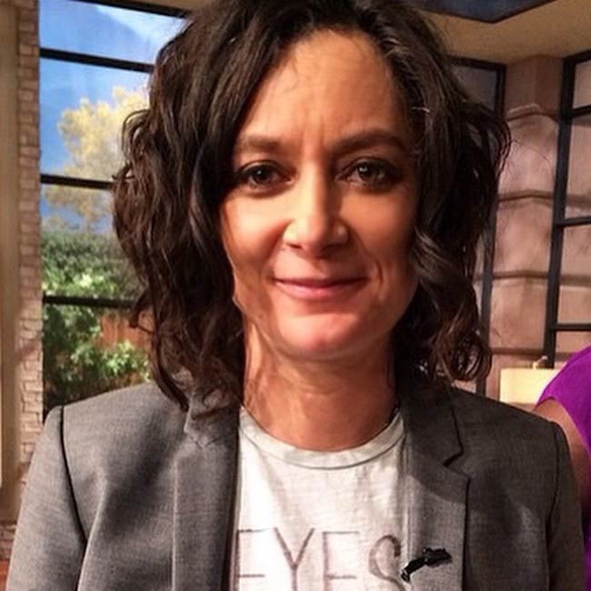 Sara Gilbert inside a studio in March 2015