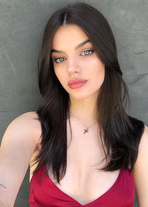 Sonia Ben Ammar selfie in April 2018