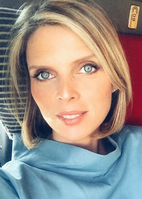 Sylvie Tellier in an Instagram selfie as seen in April 2018