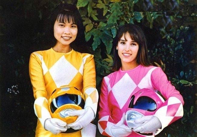 Thuy Trang and Amy Jo Johnson (Right)