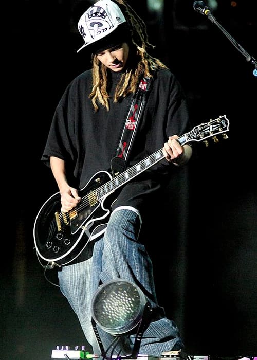 Tom Kaulitz at the Rock in Rio concert in 2006