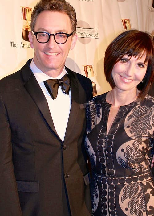 Tom Kenny and Jill Talley at the 41st Annual Annie Awards in February 2014