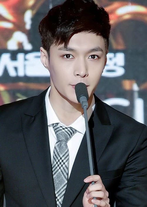 Yixing Zhang at Seoul Music Awards in January 2015