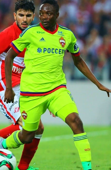 Ahmed Musa as seen in August 2015