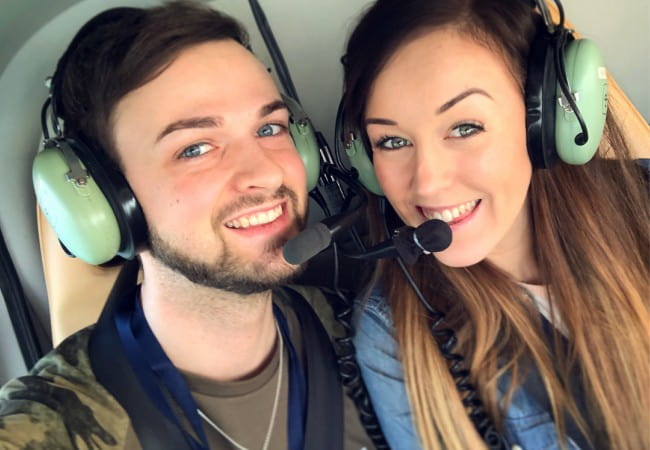 Ali-A and Clare Siobhan Callery in a selfie in November 2017