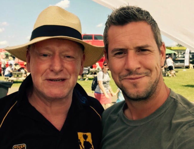Ant Anstead (Right) in a selfie with his father in June 2018