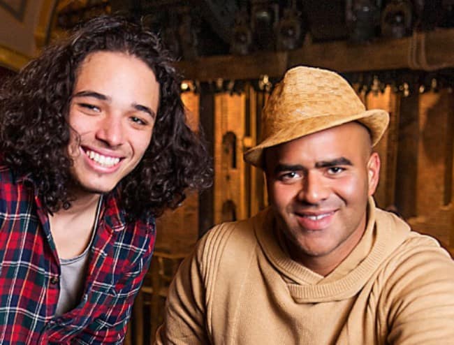 Anthony Ramos (Left) and Christopher Jackson as seen in November 2017