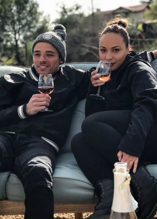 Anthony Ramos and Jasmine Cephas Jones as seen in May 2018