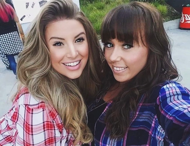Ashley Alexiss (Left) with Crystal M in August 2017