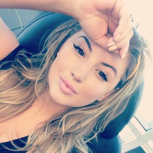 Ashley Alexiss as seen in a selfie in June 2018