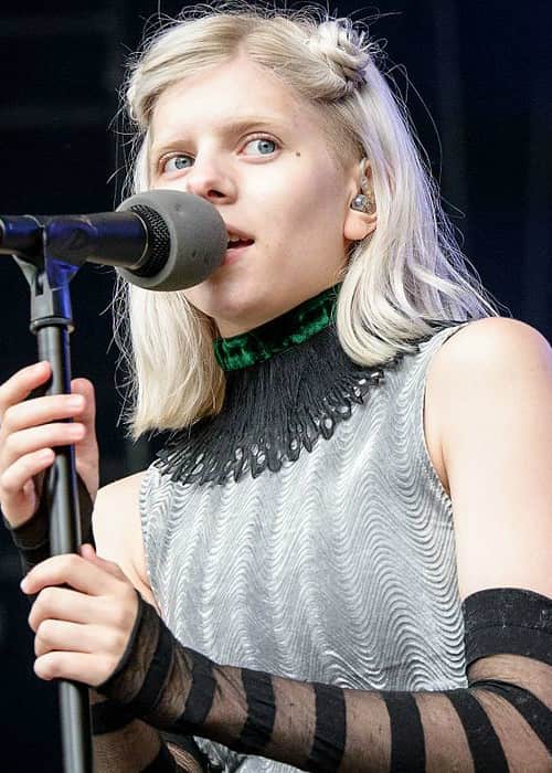 Aurora Aksnes performing at Puls Open Air in June 2016