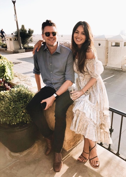 Bianca Cheah in an Instagram picture with her husband Simon Chalmers in February 2018