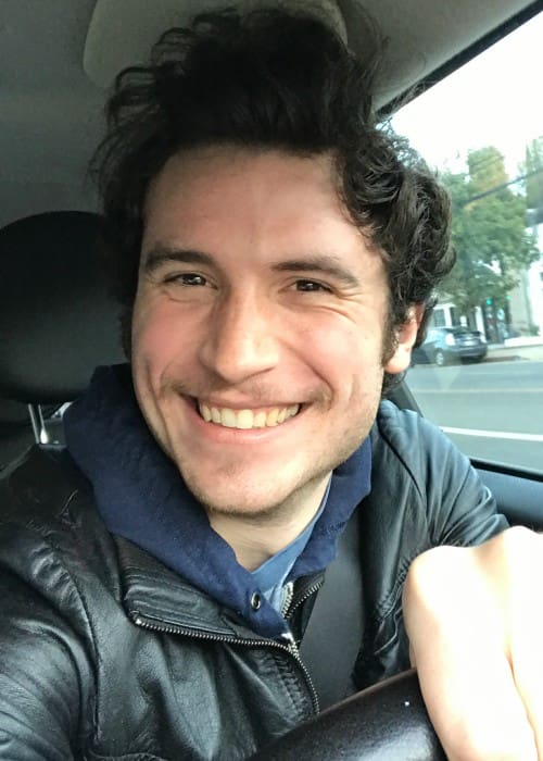 Brandon Calvillo in a selfie in May 2018