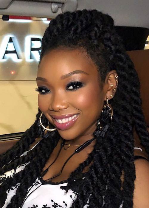 Brandy Norwood looking beautiful as seen in June 2018