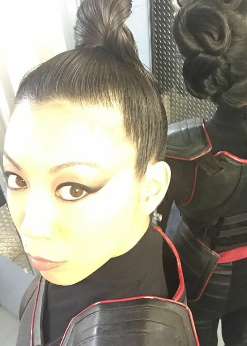 Brittany Ishibashi in an Instagram selfie as seen in March 2017