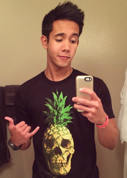 Chad Jaxon Perez in an Instagram selfie as seen in August 2014