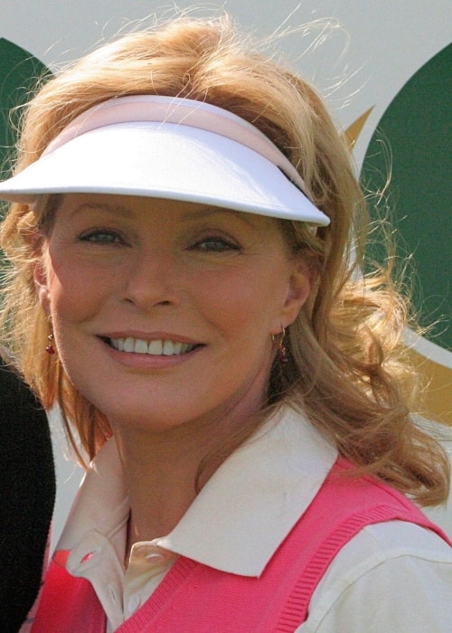 Cheryl Ladd during her visit to the Royal Dornoch Golf Club in July 2007