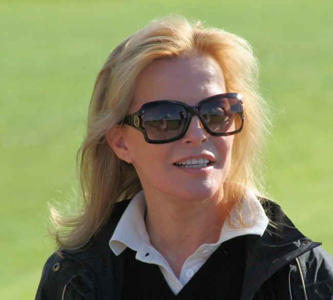 Cheryl Ladd while filming a promotional video for VisitScotland in July 2007