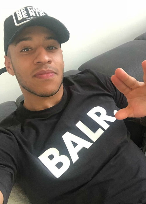 Corentin Tolisso in a selfie in April 2018