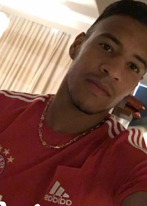 Corentin Tolisso in an Instagram selfie as seen in September 2017